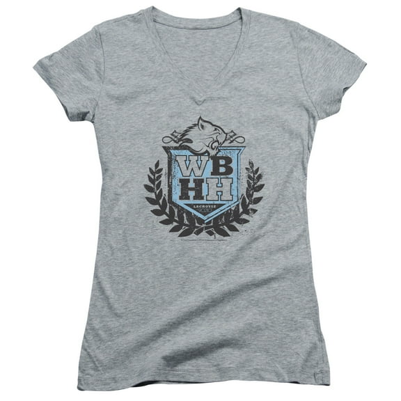 90210 Wbhh Junior Women's V-Neck T-Shirt Athletic Heather