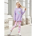 thumbnail image 2 of Conjunto para Niñas PATPAT con Sudadera con Capucha y Leggings Unicornio Talla 7-8, 2 of 8
