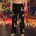 thumbnail image 2 of Hfolob Pants For Men Christmas Mens Casual Pants Pajamas With Drawstring Pocket Christmas Pants Outdoor Pants, 2 of 4
