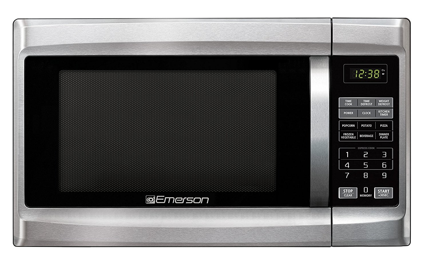Emerson MW1338SB 1.3 Cu. Ft. 1000 Watt, Touch Control Microwave Oven