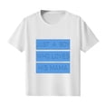 thumbnail image 4 of Xuewenshw T-Shirt à Manches Longues pour Jeunes, Col Rond, Imprimé Lettre, Été, Décontracté, 4 of 4