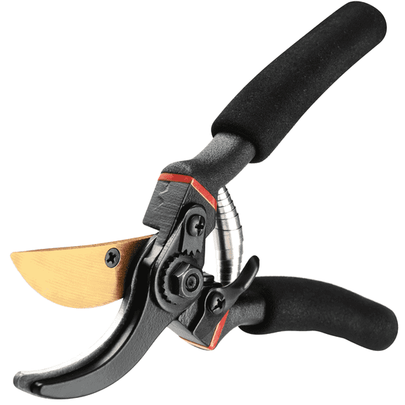 Pruning Shears, Garden Shears Ultra Sharp Pruners Ergonomic Garden Scissors & Garden Clipper with SK5 Steel Blade, Rust-Resistant, Effortlessly Cuts 3/4 Inch