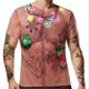 thumbnail image 1 of Camiseta divertida de Navidad para hombre, camiseta con estampado muscular 3d, jersey de manga corta con cuello redondo, camiseta de gran tamaño para hombre, ropa informal Harajuku, 1 of 3