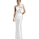 thumbnail image 1 of Vestido Mkojaa para la madre de la novia, diseño de sirena con un solo hombro, modelo US18, 1 of 7