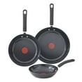 thumbnail image 1 of T-fal Ceramic Non-Stick Skillet Set, 3-piece, 1 of 5
