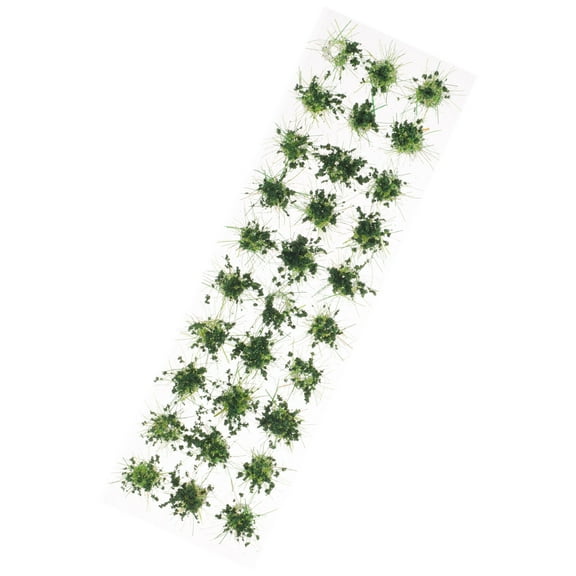 ifundom Plastic Grass Cluster Durable Green Artificial Grass Tuft for Train Railway Model Decoration