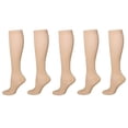 thumbnail image 1 of HLONK 5Pcs Compression Socks Anti-Slip Design Men‘s Compression Socks Knee High Socks for Enhanced Comfort and Performance Black, 1 of 2