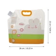 thumbnail image 2 of Shisuyan 3 Pcs Sac Scellé pour Grains Sac de Conservation des Aliments Secs Sac de Rangement Refermable pour Riz, 2 of 9