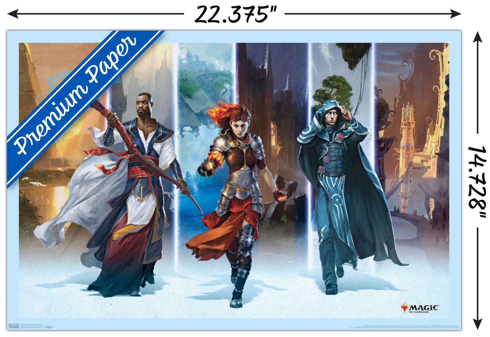 Magic: The Gathering - Worlds Wall Poster, 14.725" x 22.375"