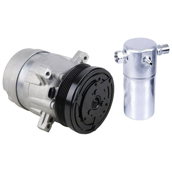 AC Compressor w/ A/C Drier For Chevy S10 S-10 GMC Sonoma Isuzu Hombre 2.2L 4-Cyl 1998 1999 2000 2001 2002 2003 - BuyAutoParts