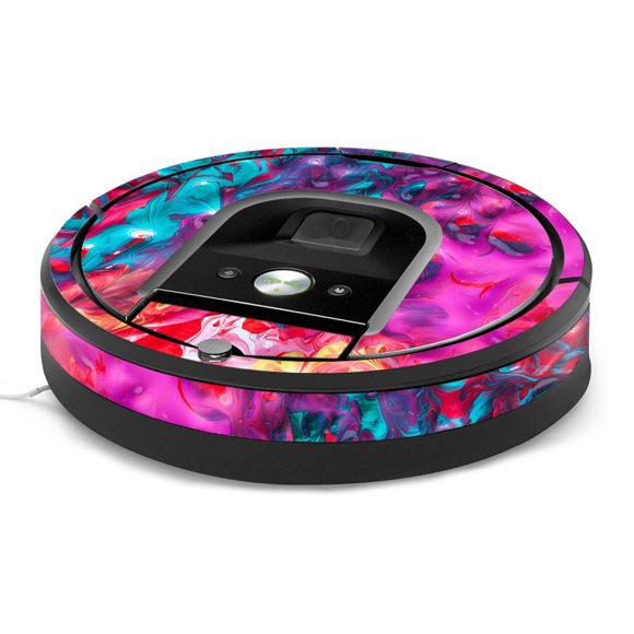 MightySkins Skin Compatible with iRobot Roomba 960 Robot Vacuum - Paint Party | Protective, Durable, and Unique Vinyl Decal wrap Cover | Easy to Apply, Remove, and Change Styles | Made in The USA