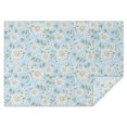 thumbnail image 1 of Blue Daisy Flower Tablecloth,Oil Proof Spill Proof Polyester Table Cover for Rectangle Tables,Foldable Table Clothes Cute Tablecloths for Birthday Picnic Wedding Tea Party Decorations, 1 of 5