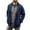Blue, variant on Utoimkio Men's Button Down Cardigan Sweaters Casual Turndown Collar Long Sleeve Sweater Coats Fall Winter Loose Fit Outwear with Pockets