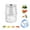 White, variant on Electric Chicken Shredder,Electric Garlic Chopper,Mini Portable Veggie Choppers Garlic Masher,Wireless Rechargeable Dicer - Push-button Operation Food Processor Mincer,250ML.