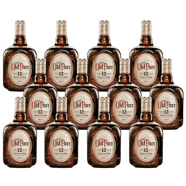 Caja de 12 Old Parr 12 años 1 L