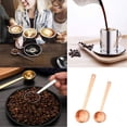 thumbnail image 4 of Juego de cucharadas de café - 1 cucharada (15 ml) y 2 cucharadas (30 ml) de cucharada medidora - Cuchara medidora de café de acero inoxidable y pala - Paquete de 2, 4 of 5