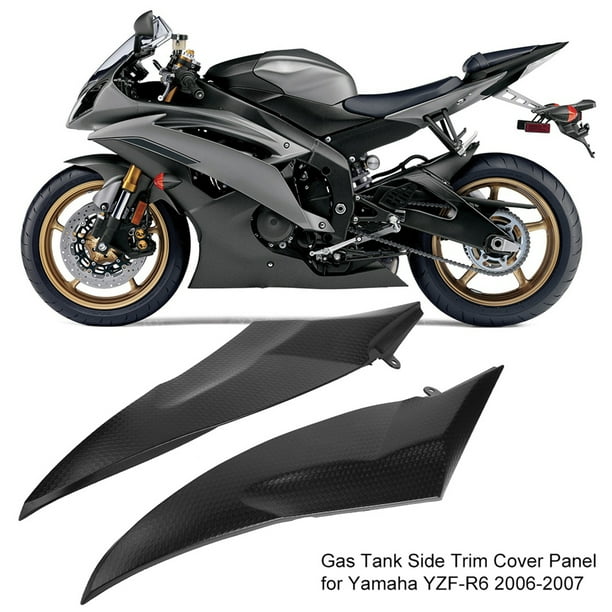 Protector Del Tanque De Motocicleta, Accesorios De La Motocicleta Del Tanque De Gas 2 Piezas Panel De Cubierta ABS Para Decorativo