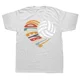 thumbnail image 1 of Camiseta de Halloween con esqueleto de jugador de voleibol para mujer y hombre, cuello redondo, manga corta, moda, ropa informal, 1 of 6