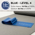 thumbnail image 4 of THERABAND Professional Latex Band, Blue, Extra Heavy, 6 Ft, Level 5, Resistance 5.8 lbs, 4 of 9