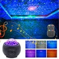 thumbnail image 5 of Proyector de cielo estrellado navideño con luz nocturna para niños, lámpara de proyección de estrellas LED, proyector de galaxia con control remoto, temporizador y reproductor de música para Navidad,, 5 of 5