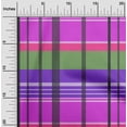 thumbnail image 1 of oneOone Silk Tabby Purple Fabric Madras Check Craft Projects Decor Fabric Printed By The Yard 42 Inch Wide, 1 of 4