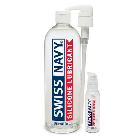 - Swiss Navy Silicone Based Personal Lubricant - 32 oz