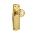 thumbnail image 4 of Nostalgic Warehouse Pradec_Dp_Nk Deco Solid Brass Dummy Door Knob Set - Bronze, 4 of 7