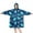 DarkBlue Cartoon Dinosaurs-3, variant on Wearable Oversized Blanket,DarkBlue Cartoon Dinosaurs Mountains Eggs Pattern Wearable Blanket Hoodie for Adults,Cozy Hooded Blankets with Super Pockets,Super Warm Fuzzy Pullover for Women & Men