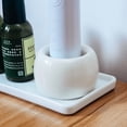 thumbnail image 2 of MasteelfCA 2 Pcs Thicken Ceramic Electric Toothbrush Holder Toothbrush Storage Rack Toothbrush Holder Stand for Home Kitchen Bathroom (White), 2 of 8
