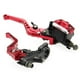 thumbnail image 1 of 1 Pair Metal Motorcycle Hydraulic Brake Master Cylinder Clutch Reservoir Lever, 1 of 5