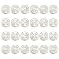 thumbnail image 1 of 24 Pcs Stainless Steel Creative Round Shape Holder Circle Stereo Note Pad Table Number Holders Menu Clips(Silver), 1 of 8