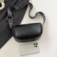 thumbnail image 3 of Bolso bandolera para mujer Moda PU Cuero Ocio Viaje Bolso de hombro (Negro), 3 of 9