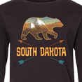 thumbnail image 4 of Inktastic South Dakota Vacation Bear Silhouette Long Sleeve Youth T-Shirt, 4 of 5