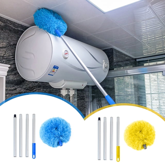 LSLJS Ceiling Fan Duster, Dusters for Cleaning, Microfiber Duster with Extension Pole 47 Inches, Duster for Cleaning Ceiling Fan, High Ceiling, Furniture