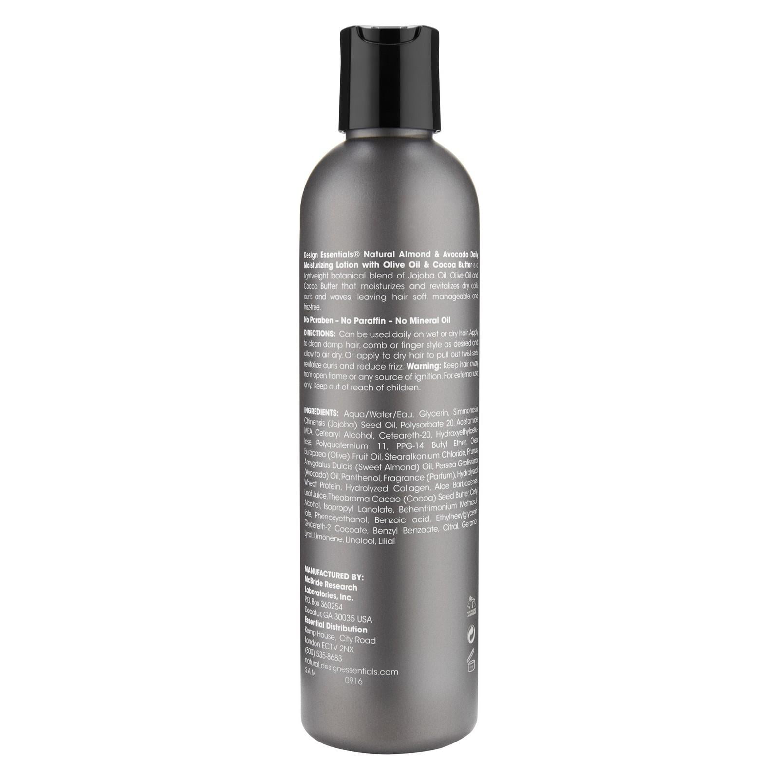 Design Essentials Natural Almond And Avocado Daily Moisturizing Lotion -  Walmart.com