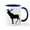 White/Navy Inside, variant on CafePress - MOOSE - 11 oz Ceramic Mug - Novelty Coffee Tea Cup