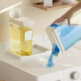 thumbnail image 3 of Hordely 85 OZ Laundry Detergent Dispenser, 2 Pack Liquid Laundry Detergent Powder Dispenser, Plastic Fabric Softener Dispenser for Laundry Room with Labels Tray, Clear, 3 of 6