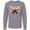 AC-Heather Grey, variant on Inktastic French Bulldog Dog Long Sleeve T-Shirt