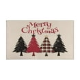 thumbnail image 2 of 2 Pieces Of Kitchen Rugs and Mats Non Skid Washable Merry Christmas (23) Kitchen Mat,Floor Cushion Waterproof Rug,Rubber Backed Area Rugs for Laundry 47*17+30*17, 2 of 7