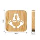 thumbnail image 3 of Led Wooden Carving Night Light Usb Power Creative Pattern T1865w, 3 of 4