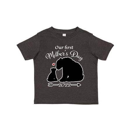 

Inktastic Bears Our First Mother s Day 2022 - Bear Silhouette Gift Toddler Boy or Toddler Girl T-Shirt