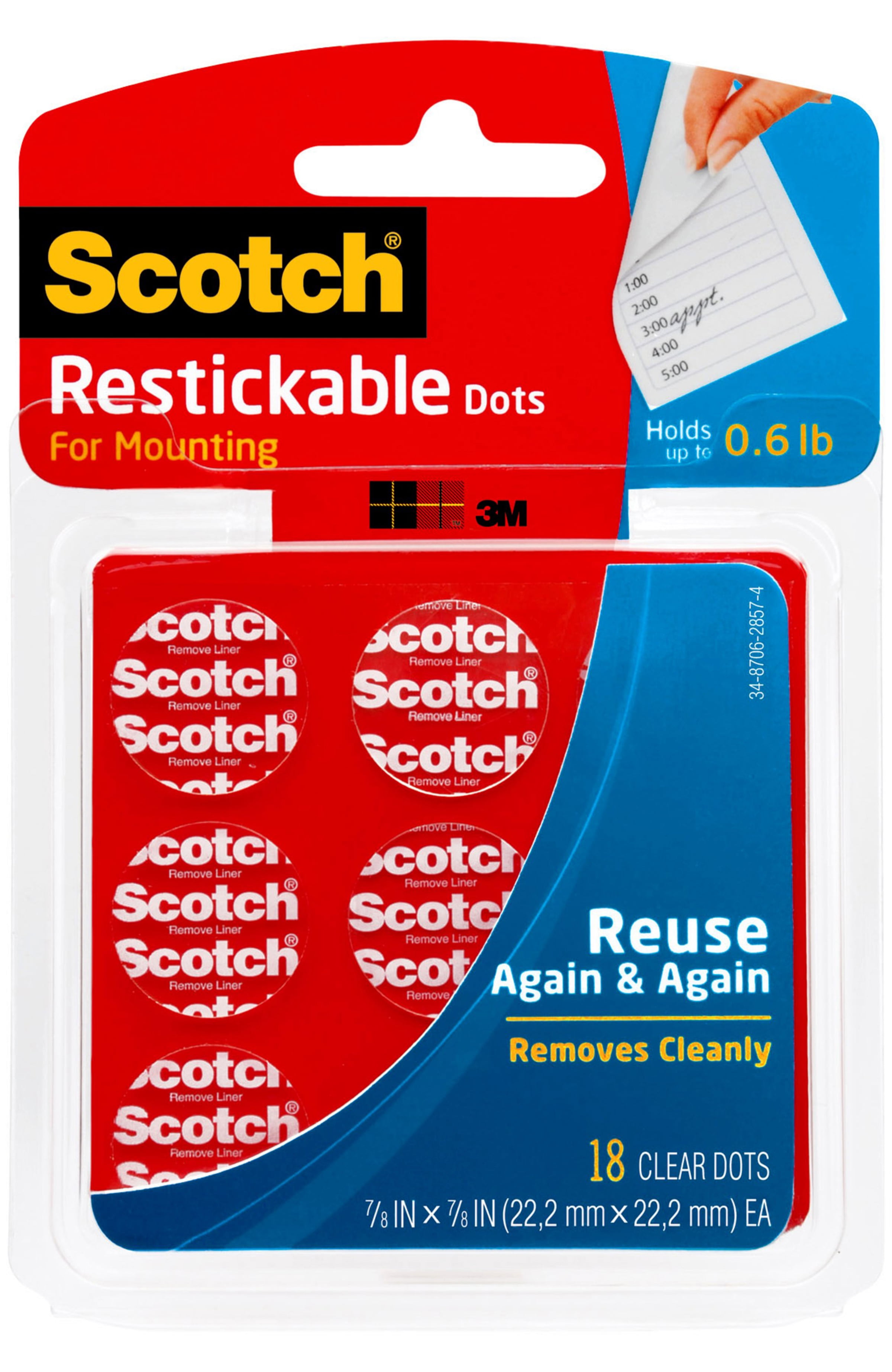 Scotch 18ct Restickable Mounting Dots