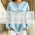 thumbnail image 3 of Enjoytime Sweatshirt for Women Striped Long Sleeve Half Button Pullover Tops Fall Fashion Casual Crew Neck Sweatshirts, 3 of 7