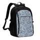 thumbnail image 1 of Balery Paisley4 Mochila con carga USB para hombre y mujer - Mochila impermeable y antirrobo para laptop con puerto USB para viajes, trabajo, 1 of 7