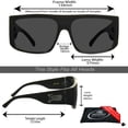 thumbnail image 3 of proSPORT Motorcycle Safety Sunglass Mens Large Fit. Wrap-around Ultra Snug Fit., 3 of 5