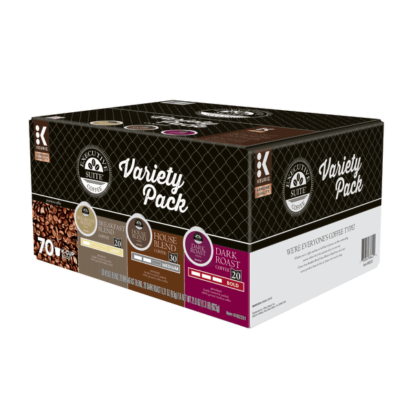 Executive Suite® Coffee SingleServe Coffee KCup®, Variety Pack