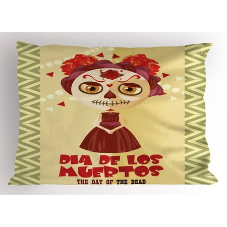 Pillowcase In Spanish Simple Day Of The Dead Pillow Sham Spanish Dia De Los Muertos Print Girl Pillowcase In Spanish Simple Day Of The Dead Pillow Sham Spanish Dia De Los Muertos Print Girl