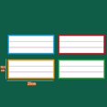 Magnetic Whiteboard Sticker Four-Line Three-Grid Colored Frame ...