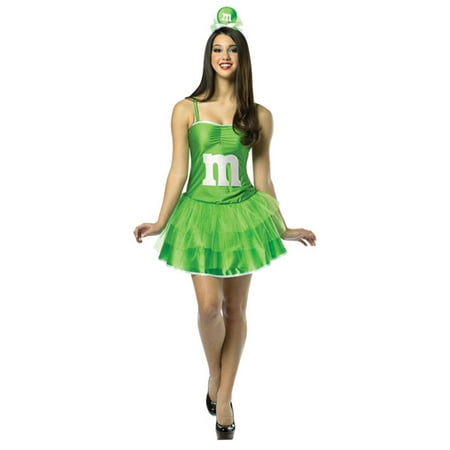 Adult M&M�S� Green Party Dress Costume by Rasta Imposta 3932