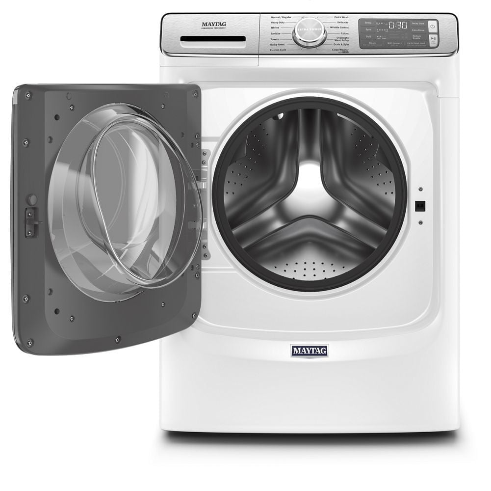 MAYTAG MHW8630HW Smart Front Load Washer with Extra Power and 24-Hr Fresh Hold(R) option - 5.0 cu. ft.